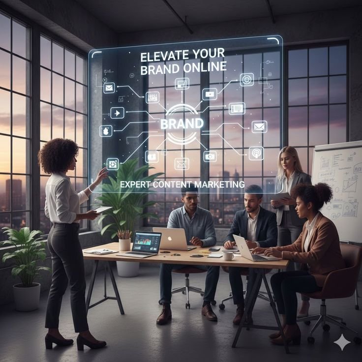 elevate your brand online with expert content marketing